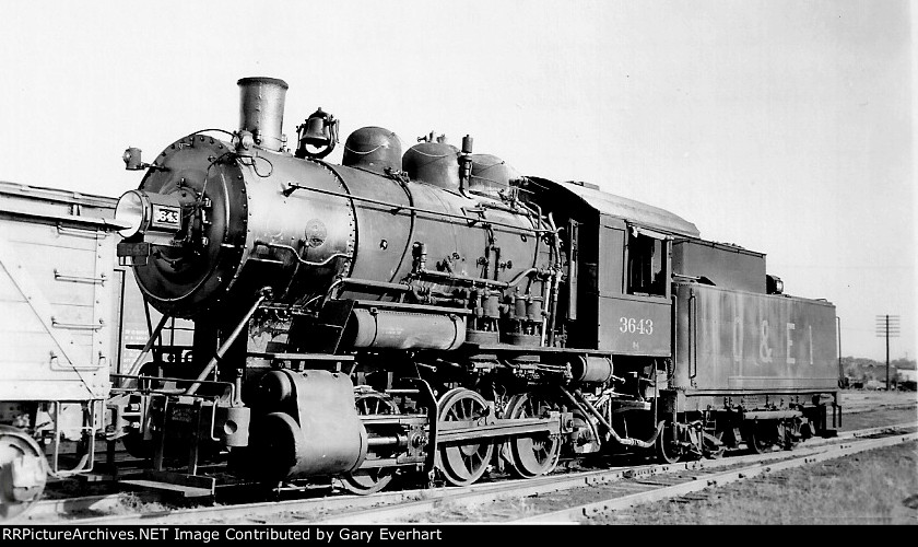 CEI 0-6-0 #3643 - Chicago & Eastern Illinois